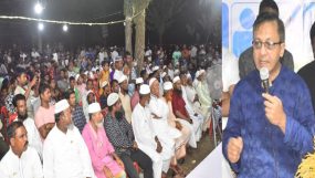 ২নং হাটখোলা ইউনিয়নে উঠান বৈঠকে খন্দকার মুক্তাদির