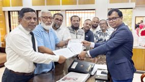 জেলা প্রশাসকের কাছে বিয়ানীবাজার জনকল্যাণ সমিতি সিলেটের স্মারকলিপি প্রদান