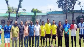 জাফলংয়ে আমির মিয়া স্কুল এন্ড কলেজের আন্তঃশ্রেণি ফুটবল প্রতিযোগিতা শুরু