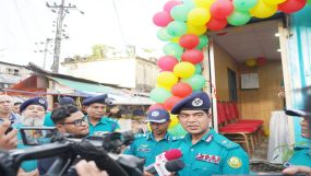 সিলেটে প্রতিটি ট্রাফিক পয়েন্টে নির্মিত হচ্ছে পুলিশ বক্স-পুলিশ কমিশনার