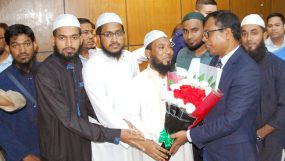 সিলেটের জেলা প্রশাসকের সাথে ইসলামী যুব আন্দোলন সিলেট মহানগরের সৌজন্য সাক্ষাত