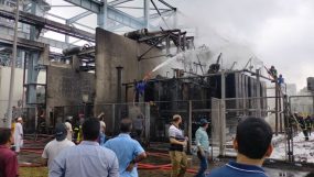 চার দিনের ব্যবধানে শাহজিবাজার বিদ্যুৎকেন্দ্রে আবারো আগুন