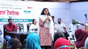 নতুন সংবিধানের পথে হাঁটছি, লড়াই দীর্ঘ–সিলেটে এনসিপি নেত্রী তাসনিম জারা