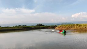 গোয়াইনঘাটে ভ্রাম্যমাণ আদালতের অভিযান-দুইজনের কারাদণ্ড, ছয়টি বোট ধ্বংস