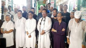 বিয়ানীবাজারের লাউতা ইউনিয়নে দিনভর গণসংযোগ ও লিফলেট বিতরণ