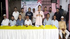 ৫নং ওয়ার্ডের রায়হুসেন পাড়া কমিটি গঠন উপলক্ষ্যে কর্মী সম্মেলনে-কয়েস লোদী