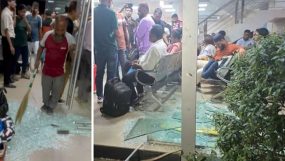 সিগারেট খাওয়া কেন্দ্র করে সোহাগ পরিবহনের কাউন্টারে হামলা