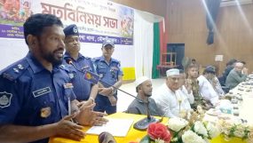 শারদীয় দুর্গোৎসবে সর্বোচ্চ নিরাপত্তা নিশ্চিত করবে পুলিশ : পুলিশ সুপার জাহাঙ্গীর হোসেন