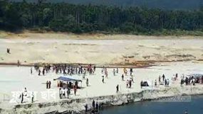 গোয়াইনঘাটে ইজারাবিহীন বালু উত্তোলন ১৪ শ্রমিকের কারাদন্ড