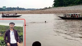 জাফলংয়ে পানিতে ডুবে আবারও এক পর্যটক নিখোঁজ