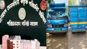 জৈন্তাপুরে সেনাবাহিনীর অভিযানে জব্দ হল যেসব পণ্য, আটক-১