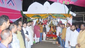 পল্লীশাসন ও গৌড়াঙ্গ মহাপ্রভুর আখড়া পূজা মন্ডব পরিদর্শন-আবুল কাহের চৌধুরী শামিম