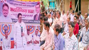 গোলাপগঞ্জ ফুলসাইন্দ দাসপাড়ায় হিন্দু ধর্মাবলম্বীদের সাথে মতবিনিময়