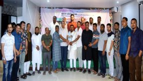 ছাতক সমিতি সিলেট এর প্রবাসী কল্যাণ সম্পাদক শহিদুল ইসলাম নোমান সংবর্ধিত