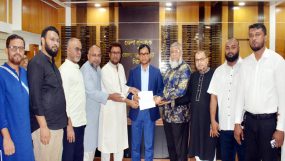 সিলেট চেম্বার নির্বাচনের দাবিতে জেলা প্রশাসকের কাছে ব্যবসায়ী ফোরামের স্মারকলিপি