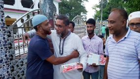 ধানের শীষের পক্ষে ফেঞ্চুগঞ্জের প্রান্তিক জনপদে খান জামালের প্রচারণা