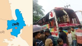 বৈদ্যুতিক খুঁটিতে ধাক্কা দিয়ে উল্টে গেলো বাস, নিহত ৩