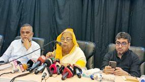 ঐক্যমত কমিশন জাতির সঙ্গে খেলা করেছে মন্তব্য করে-সিলেটে- সেলিমা রহমান