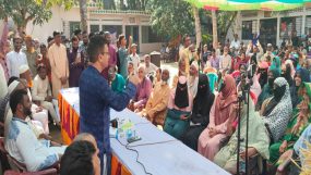 দিনব্যাপী ধানের শীষের প্রচারণায় খন্দকার মুক্তাদির