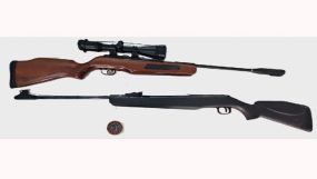 সিলেট গোলাপগঞ্জ থেকে গুলিসহ দুটি বিদেশী এয়ারগান উদ্ধার