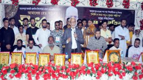 দক্ষিণ সুরমায় সাবেক প্রধান শিক্ষক আব্দুল মতিনকে বর্ণিল আয়োজনে বিদায় সংবর্ধনা প্রদান