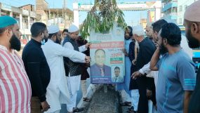 সিলেট ৬ : এমরান চৌধুরী ব্যতিক্রম, ব্যানার ফেস্টুন অপসারণে নিজেই মাঠে