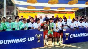 সিলেট জেলা ক্রীড়া সংস্থার সহযোগিতায় প্রীতি প্রমীলা ফুটবল প্রতিযোগিতার সমাপনী ও পুরস্কার বিতরণ