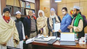 সুনামগঞ্জ-১ আসনে মনোনয়ন পত্র দাখিল করলেন মাওলানা মুজ্জাম্মিল হক তালুকদার