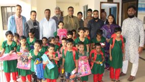 এতিম শিশুদের মুখে হাসি ফুটালেন ব্যবসায়ী নেতৃবৃন্দ