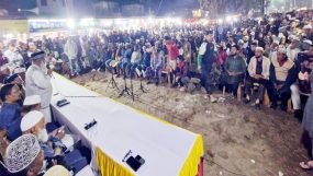 সিলেট-১ আসনের টুকেরবাজারে দাঁড়িপাল্লার সমর্থনে পথসভায়- মাওলানা হাবিবুর রহমান