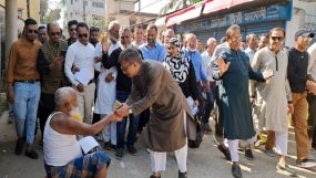 খন্দকার মুক্তাদির এর দক্ষিণ সুরমা এলাকায় দিনব্যাপী গণসংযোগ ও লিফলেট বিতরণ