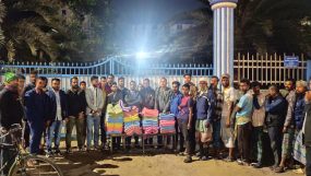 সিলেট ল’কলেজ ছাত্রদলের উদ্যোগে কম্বল বিতরণ