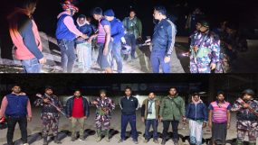 জাফলং ইসিএ এলাকায় গভীর রাতে টাস্কফোর্সের অভিযান, ১১ জনের কারাদণ্ড