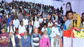 বিশ্বনাথ পৌর বিএনপি ও অঙ্গ সংগঠনের উদ্যোগে কালিগঞ্জ বাজারে জনসভায়-তাহসিনা রুশদীর লুনার