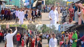 বিরামহীন প্রচারণা অব্যাহত গণমানুষের ভালোবাসায় সিক্ত হচ্ছেন খন্দকার মুক্তাদির