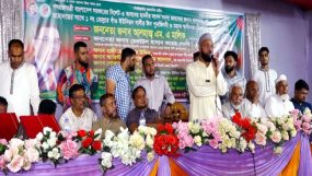 এমপি এম এ মালিকের সাথে মোল্লারগাঁও ইউনিয়নবাসীর ঈদ পুনর্মিলনী