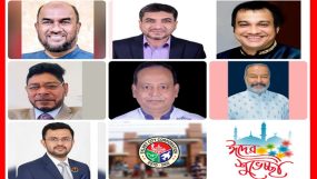 সিলেটে ঈদের শুভেচ্ছার আড়ালে প্রচারে বিএনপির সম্ভাব্য মেয়র প্রার্থীরা