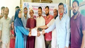 জাফলংয়ে মুসলিমনগর উচ্চ বিদ্যালয়ে এসএসসি পরীক্ষার্থীদের বিদায় সংবর্ধনা