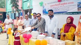 আম্বরখানায় প্রাথমিক শিক্ষা পদক প্রতিযোগিতার পুরস্কার বিতরণ