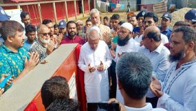 জাফলংয়ে ১ কোটি ২৫ লাখ টাকার মিনি ওয়াটার ট্রিটমেন্ট প্লান্টের ভিত্তিপ্রস্তর স্থাপন করেন-মন্ত্রী আরিফ